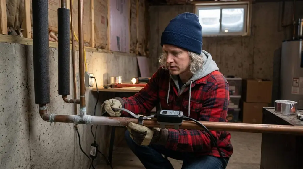 Winterizing plumbing checklist homeowner preparing pipes for winter freeze
